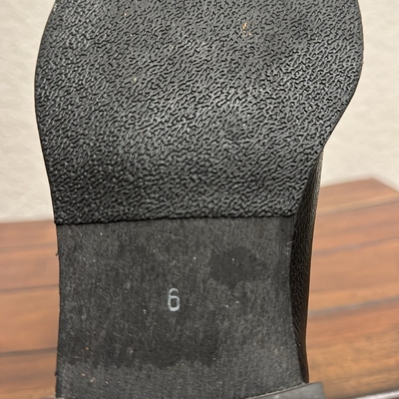 Madewelll The Biker Lowrider Black Leather Moto Boots Size 6 - Picture 8 of 8